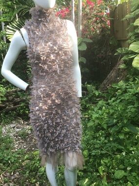 Vintage Madrag Dress  with ribbon and netting